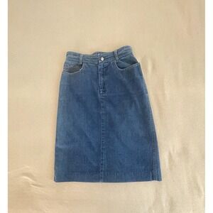 Vintage Y2K Women's Small Denim Skirt Blue Jean‎ 2000's Jag Jeans